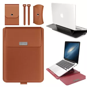 Leather Pouch Sleeve Waterproof Case Bag Cover For Lenovo Laptop 14 15 16 inch - Picture 1 of 16
