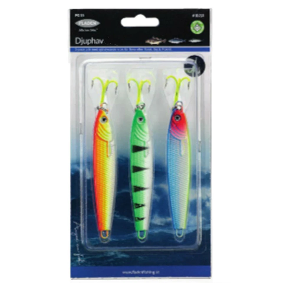 Fladen Pirk 3pcs fluo 60g