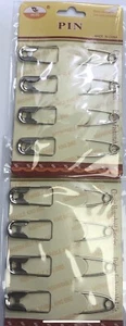 8pc Extra Large Safety Pins,Giant Strong Safety Pin Metal Heavy Duty Blanket - Picture 1 of 3
