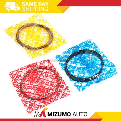 Anillos de pistón aptos para 79-83 Honda Mazda Accord GLC 1.4L L4 SOHC Foto 1 de 4