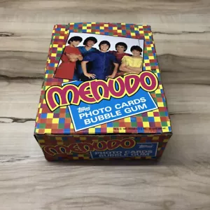 Carte collezionabili Topps MENUDO 1983 scatola vuota da esposizione - Foto 1 di 6
