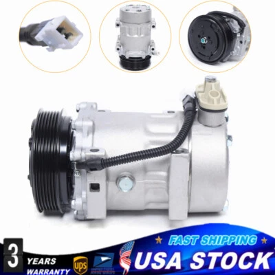 Kit de compresor de aire acondicionado con embrague para Jeep Cherokee 1997-2001/Wrangler 1997-1998 Foto 1 de 4