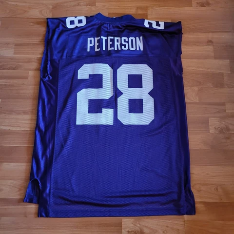 Adrian Peterson Jersey! Reebok Men's Large, sleeveless Minnesota Vikings! Cover