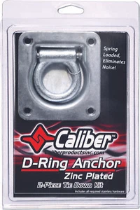 Caliber Stainless Steel Trailer D-Ring Anchor Kit - Zink Coated 13520 - Picture 1 of 1