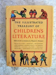 Early Edition Illustrated Treasury of CHILDRENS LITERATURE Martignoni 1955 HC@DJ - Picture 1 of 12