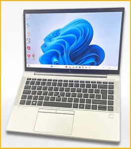 HP EliteBook 845 G7 AMD Ryzen 5 Pro 4650U 16GB Ram 256GB FHD Windows 11 Laptop - Picture 1 of 13