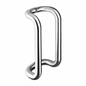Cranked Pull Door Handle 450x32mm Stainless - Picture 1 of 1