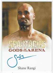 Spartacus Premium Gods of the Arena Autograph Card Shane Rangi as Dagan Auto