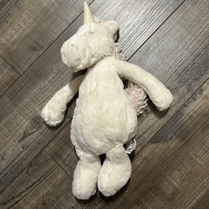 Jellycat Bashful Einhorn cremeweiß rosa Plüsch Medium 12 Zoll Spielzeug Stofftier - Bild 1 von 5