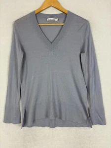 Sportscraft Womens Sweater Sz Medium Australian Merino Wool V-Neck Hi Low Jumper - Picture 1 of 11