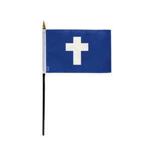 Bandera de oficiales capellán AGAS en el bastón exterior-interior palo, bandera-4"x6" - Imagen 1 de 2