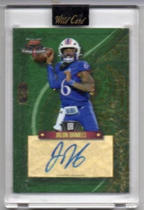 2023 Wild Card #7CSR-A, JALON DANIELS RC/5 Auto, Kansas Jayhawks - Bild 1 von 2
