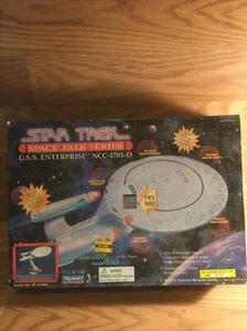 Star Trek Generations Star Ship Enterprise NCC-1701-D PLAYMATES 1994 - Imagen 1 de 13