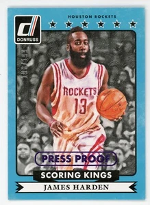2014-15 Panini Donruss James Harden Scoring Kings Press Proof Purple #/199 - Bild 1 von 1