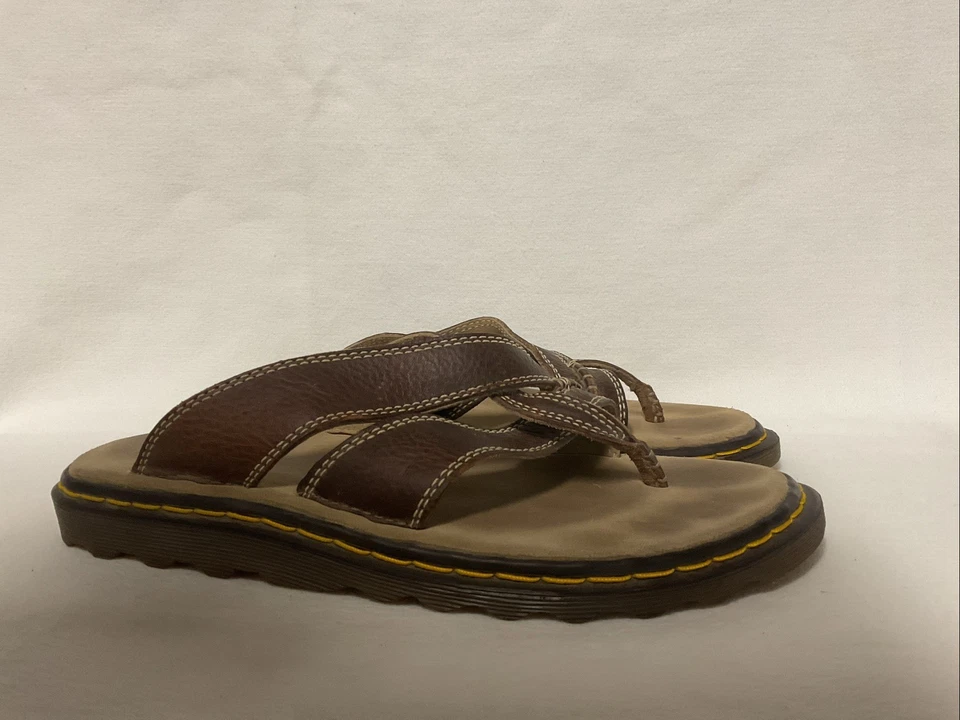 Sandalias Chanclas Dr. Martens Cuero Tanga en Marrón Mujer 10 O Hombre’s 9 42 Foto 1 de 4