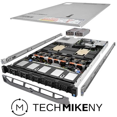 Dell PowerEdge R630 Server 2x E5-2680v4 2.40Ghz 28-Core 512GB RAM Bezel Rails - Image 1 of 4