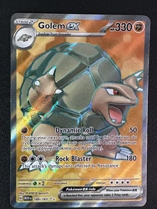 Pokemon TCG Golem ex - SV: Scarlet & Violet 151 189/165 Ultra Rare - Picture 1 of 2