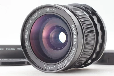 [N COMO NUEVO con Capucha] Lente Gran Angular SMC Pentax 6X7 55mm F/4 MF... - Imagen 1 de 4