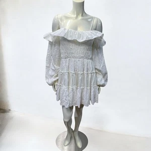 NWT Choosy White Mini Dress/Long Top –Medium - Picture 1 of 9