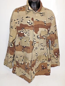 6 color Desert Camo BDU top - 4 pocket front, button up - Size M - Picture 1 of 16