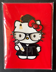 GRADUATION CARD : Papyrus Hello Kitty - view sentiment inside on back of card