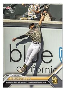 Fernando Tatis Jr. - 2023 MLB TOPPS NOW® Card 913 HOME RUN ROBBERY!