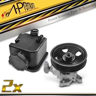 Power Steering Pump w/ Reservoir for Mercedes-Benz CL500 E320 E500 S600 E55 AMG - Image 1 of 4