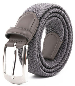 Elastic Fabric Braided Belt,Enduring Stretch Woven Belt for Unisex Men/Women/Jun