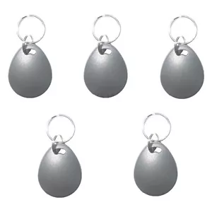 5 piezas Etiqueta RFID EM reescritura grabable 125 KHz gris para control de acceso de copiadora - Imagen 1 de 2