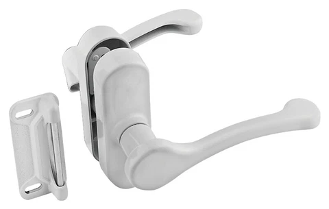 National Hardware N262-196 V1320 STORM DOOR Lever Latches, White, 1-3/4" 7181985 Cover
