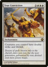 True Conviction Scars of Mirrodin MINT White Rare MAGIC GATHERING CARD ABUGames