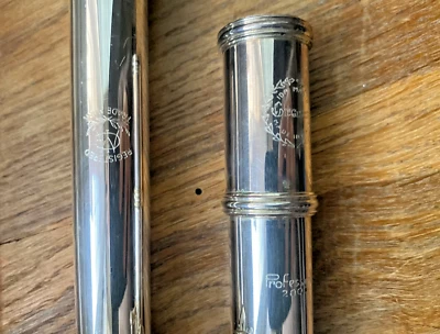 Flauto traverso Ida Maria Grassi TRADE MARK ITALY 17.433 C/70 U.S.A. 358195 - Immagine 1 di 4