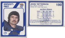1989 Collegiate Collection Kentucky Wildcats Kentucky's Finest John Tatterson