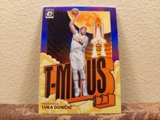 2021-22 Panini Donruss Optic T-Minus LUKA DONCIC #7 Insert "Purple" Prizm Mavs