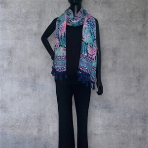 Lilly Pulitzer Beach Cover up, Shawl, Scarf, Wrap - Vibrant Colors - Picture 1 of 15