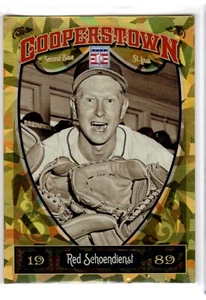 Fragmento de cristal dorado Red Schoendienst 2013 Panini Cooperstown #69/299 - Imagen 1 de 2
