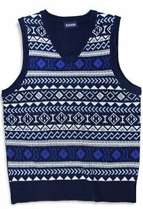 Blue Ocean Boys Jacquard Sweater Vest (SV-670 Boys)