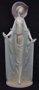 LLADRO Porzellan Figur #1428 Afternoon Tea 13,75" SPANIEN 1982 - Bild 1 von 5