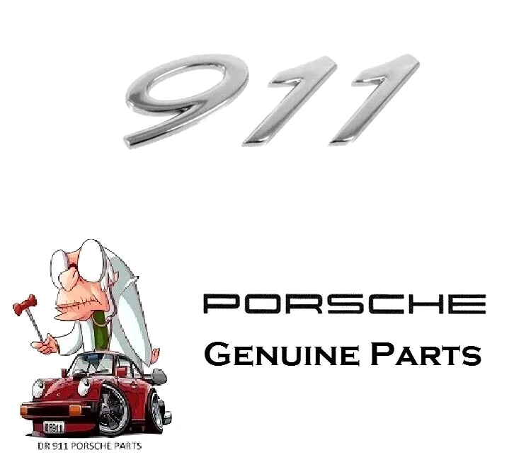 Genine Porsche 911 Cromo Emblema Script Logo Carrera 991 2013-2018+ 99155923102 Foto 1 de 1
