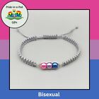 Bisexual Flag Inspired Pride-in-a-Pod Bookmark, LGBTQ+ Jewellery Gifts.