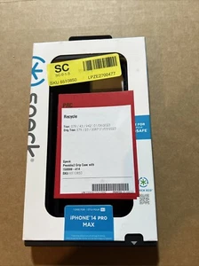 Speck Presidio Grip 2 Series Case for Apple iPhone 14 Pro Max - Black - Picture 1 of 2