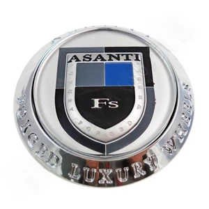 Asanti Wheels Chrome Custom Wheel Center Cap # C-100 / ASANTI-FS-CAP (1 CAP) - Picture 1 of 5
