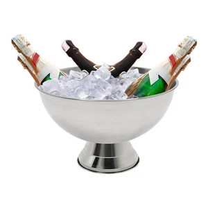 Ice Bucket, Beverage Tub, Champagne Bucket Stainless Steel 13.5L/ 3.57 gal - Picture 1 of 21