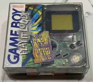 Nintendo Game Boy Clear DMG-01 Play It Loud en muy buena condición caja completa manual en caja original PROBADO - Imagen 1 de 24
