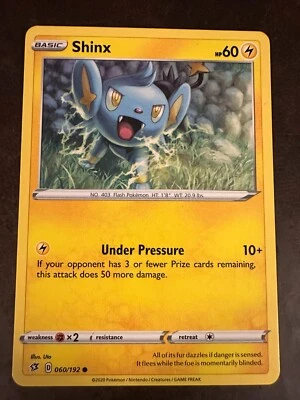 Shinx 060/192 Swsh02: Rebel Clash Regular - Image 1 of 2