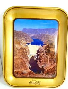 HOOVER DAM - 1935-1985 - 50th Anniversary Tray Sign - VINTAGE COKE 35 Years Old  - Picture 1 of 5