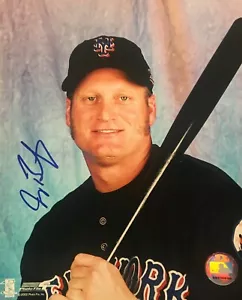 Jeromy Burnitz New York Mets Signed 8x10 Photo - Picture 1 of 1