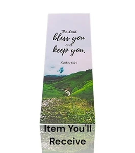 Double Sided Print Bible Verse Bookmark with Full Scripture, (2.4” x 6.1”) - Picture 1 of 7