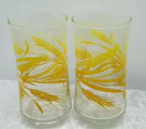 Vintage Libbey Wheat Pattern Glasses. Set Of 2 Pre Owned - Picture 1 of 9