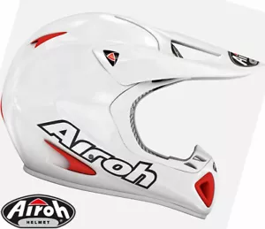 CASQUE AIROH STELT UNI BLANC....Motocross / Enduro / Supermotard MX/SX - Imagen 1 de 4